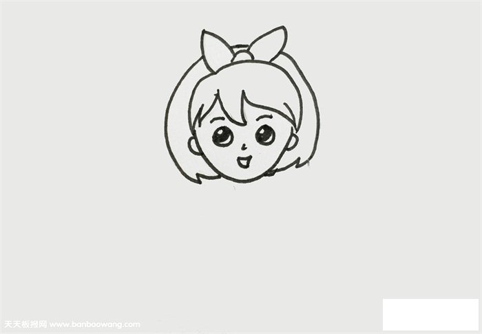 怎么画漫画少女