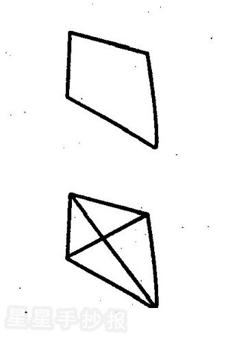 风筝简笔画图片