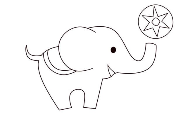 大象简笔画