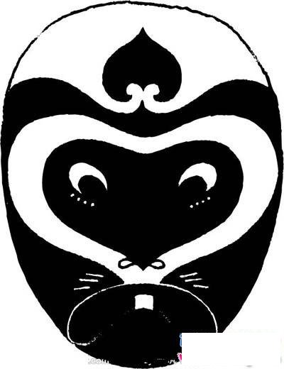 孙悟空脸谱简笔画