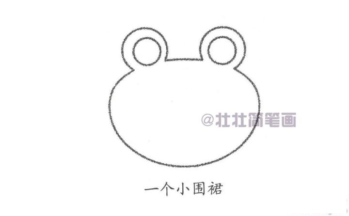 青蛙简笔画画法_怎么画青蛙的简笔画