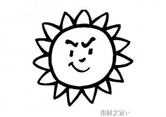 太阳创意简笔画图片