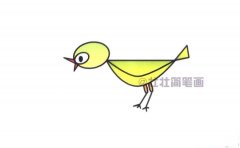 麻雀简笔画画法_怎么画麻雀的简笔画
