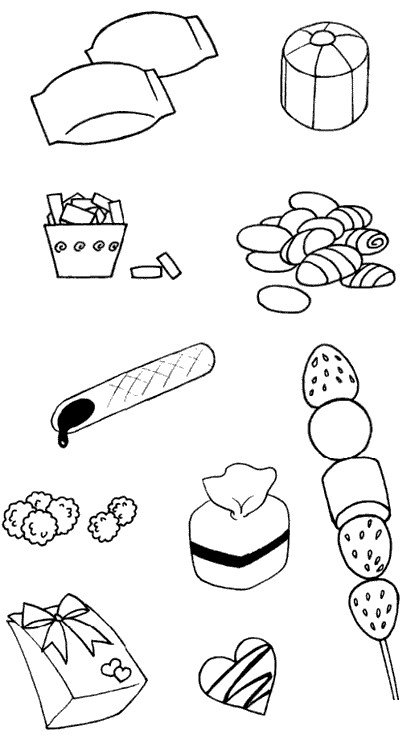 糖果简笔画简单画法