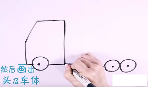吊车怎么画简笔画图片