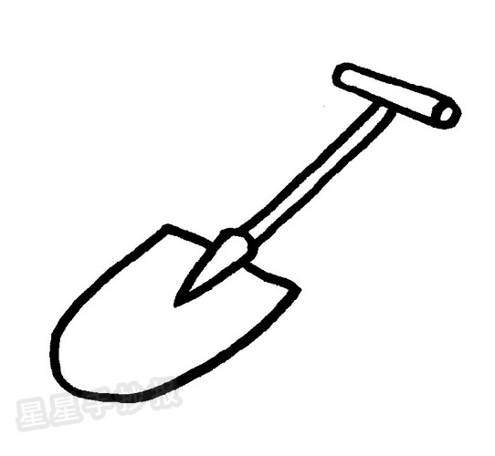 铁锹简笔画
