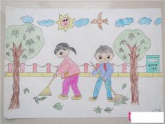好看的学雷锋儿童画