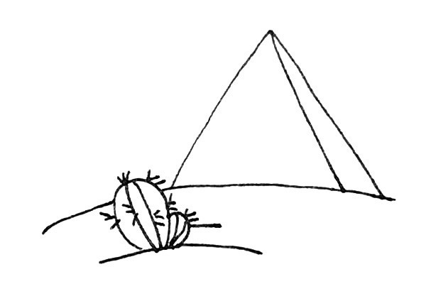 金字塔简笔画