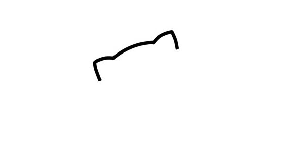可爱萌小猫咪简笔画