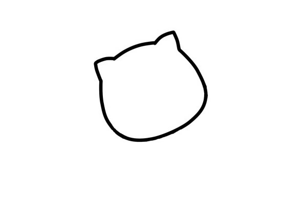 可爱萌小猫咪简笔画