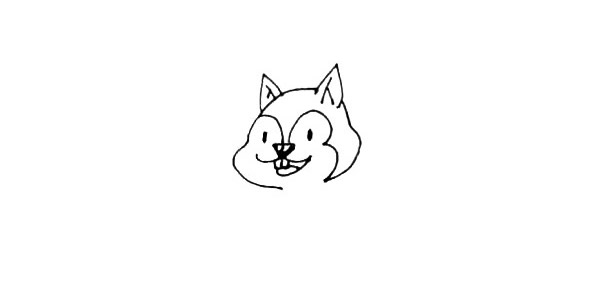 松鼠简笔画