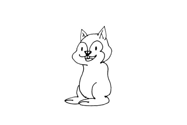 松鼠简笔画