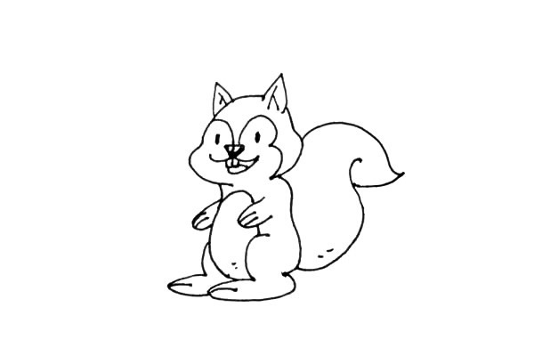 松鼠简笔画