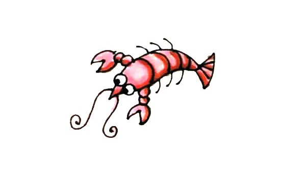 小龙虾简笔画