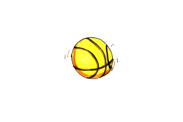 篮球简笔画