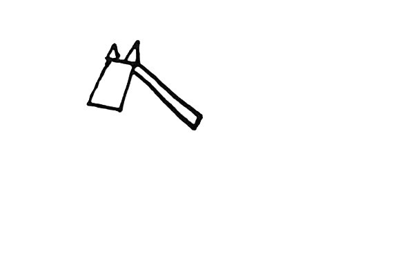 木马椅简笔画