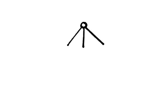 吊篮简笔画