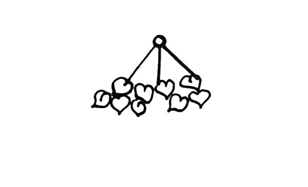 吊篮简笔画
