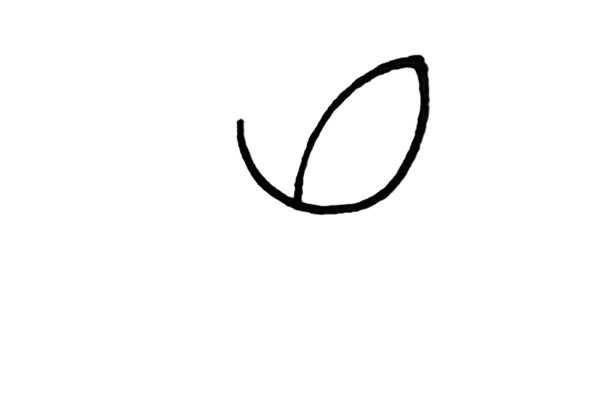 玫瑰花简笔画步骤图