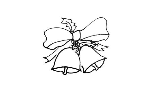 圣诞铃铛简笔画