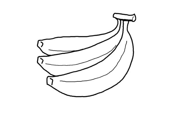 一把香蕉简笔画