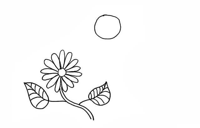 勤劳的小蜜蜂简笔画画法