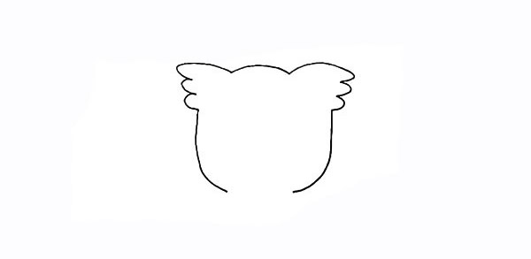 可爱的猫头鹰简笔画