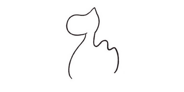 骆驼简笔画图片