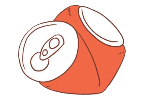 易拉罐简笔画图片