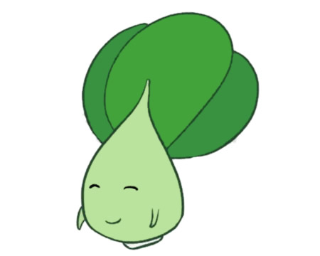 油菜简笔画图片