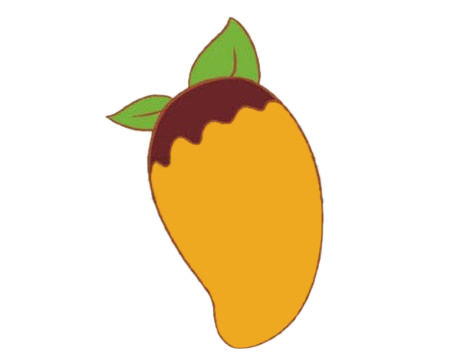 芒果简笔画图片