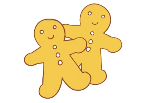 饼干简笔画图片