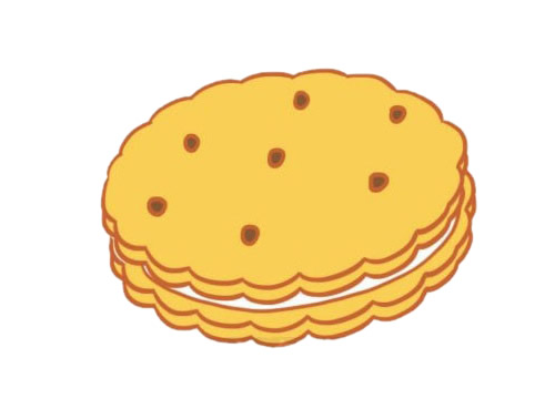 饼干简笔画图片