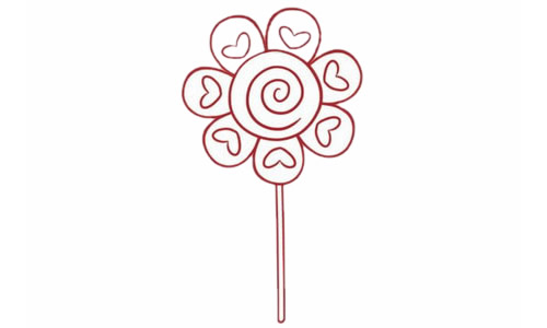 糖果简笔画图片