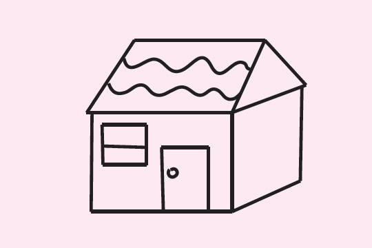 房子简笔画图片
