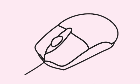 鼠标简笔画图片
