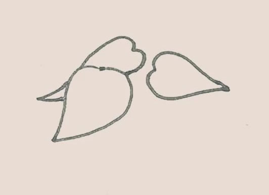 滴水观音简笔画的画法步骤图