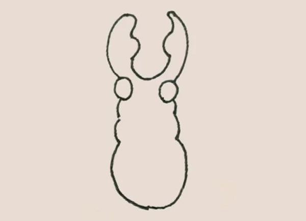 甲壳虫简笔画