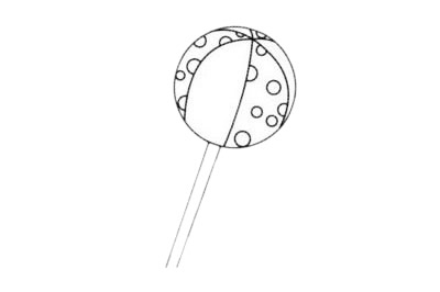棒棒糖简笔画图片