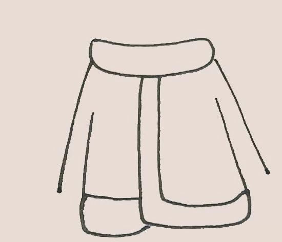 圣诞服简笔画