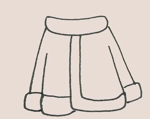 圣诞服简笔画