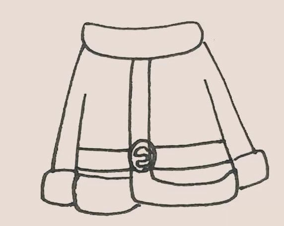 圣诞服简笔画