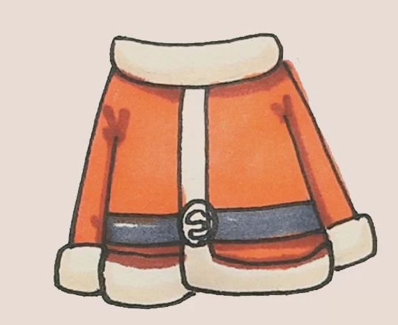 圣诞服简笔画