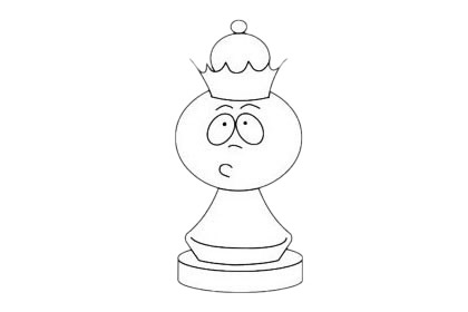 国际象棋简笔画图片大全作品二