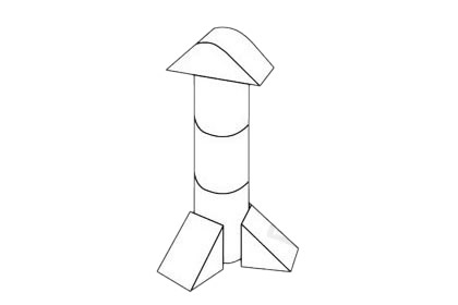 积木简笔画图片大全作品五