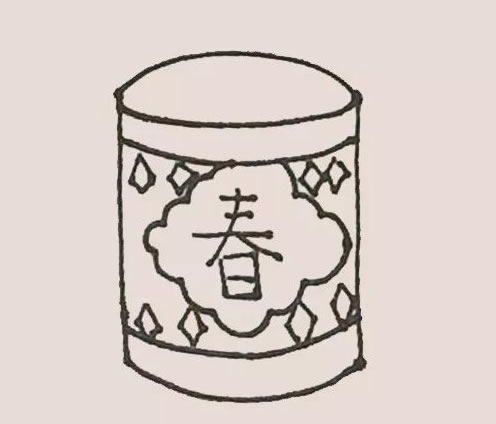 炮仗简笔画
