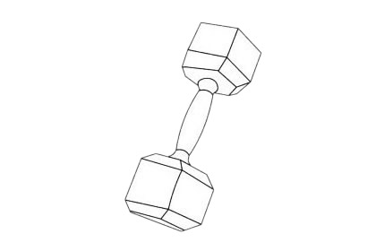 哑铃简笔画图片大全作品四