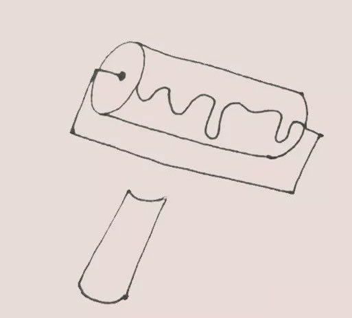 墙刷简笔画