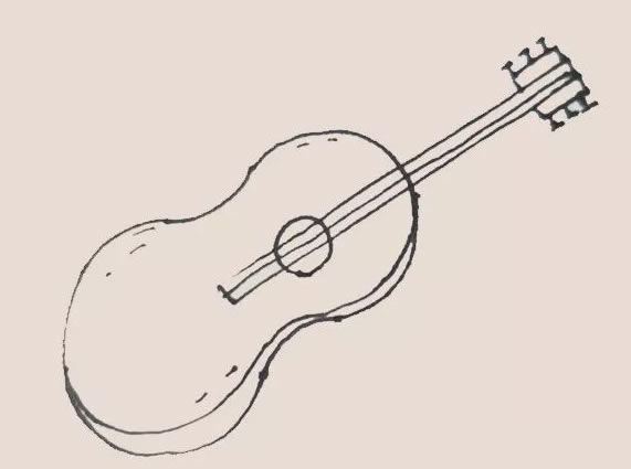吉他简笔画