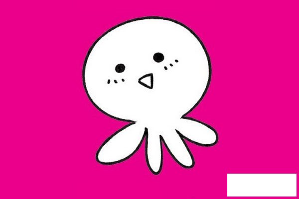 水母简笔画图片大全作品二